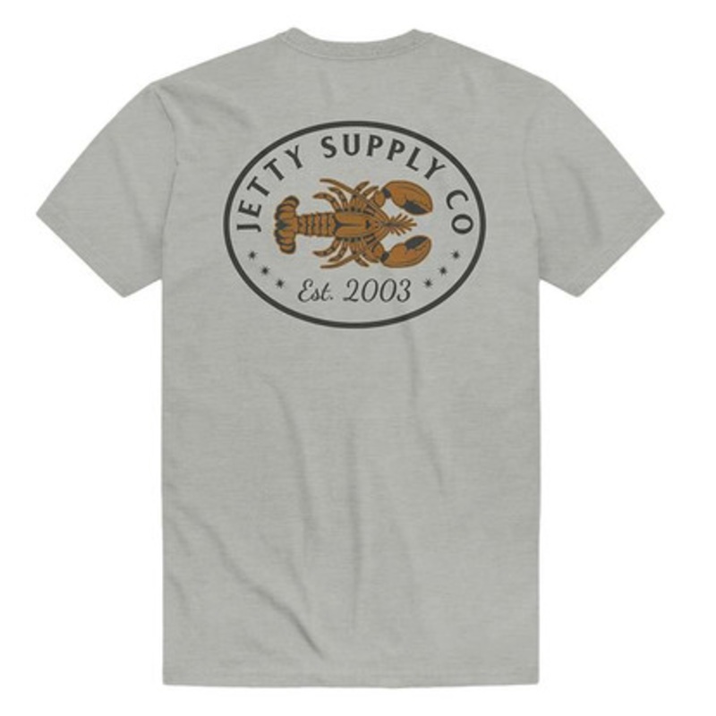 Jetty Pincer T-Shirt – Heather Grey – 2X-Large