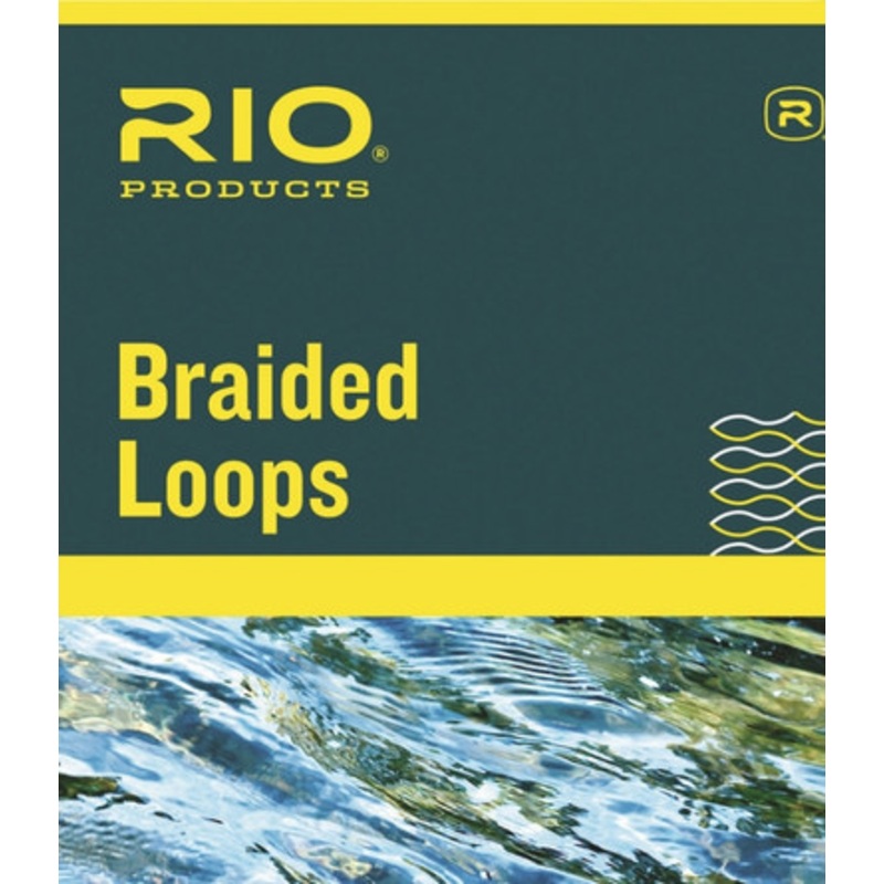 RIO Braided Loops – Regular – Orange – 4pk