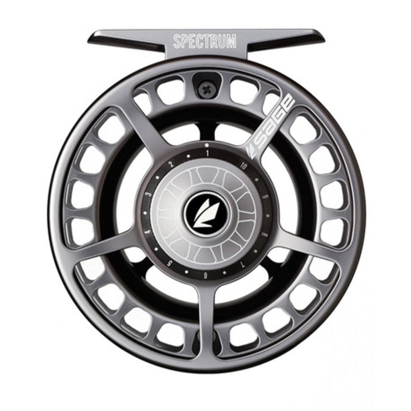 Sage Spectrum Fly Reel – 7/8 Wt. – Platinum