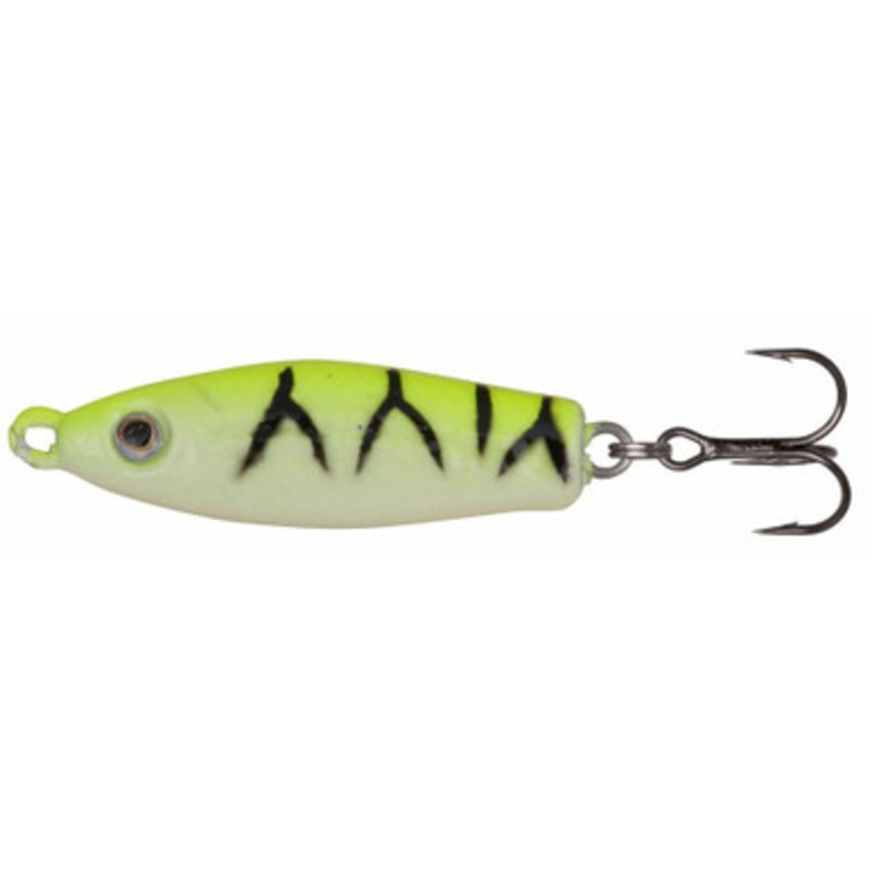 Johnson Rattlin Scout Spoon 1-1/4in – Chartreuse Glow Tiger