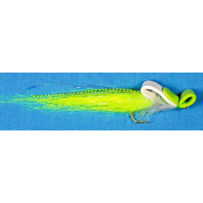 Enrico Puglisi Top Water Fly – White/Treuse