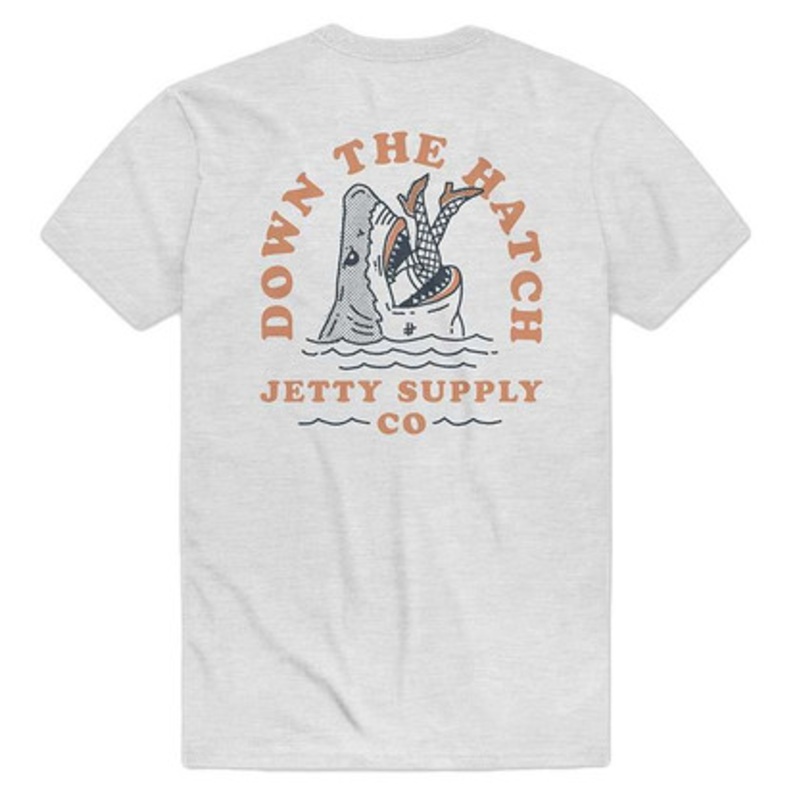 Jetty Hatch Short Sleeve T-Shirt – Ash – X-Large