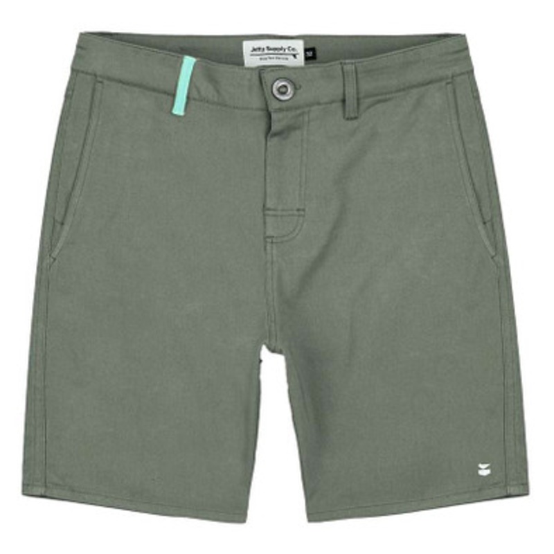 Jetty Stroll Chino Walkshort – Agave – 26