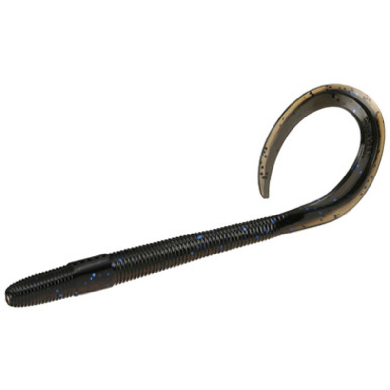 13 Fishing Big Squirm Worm – 10in – Black/Tan