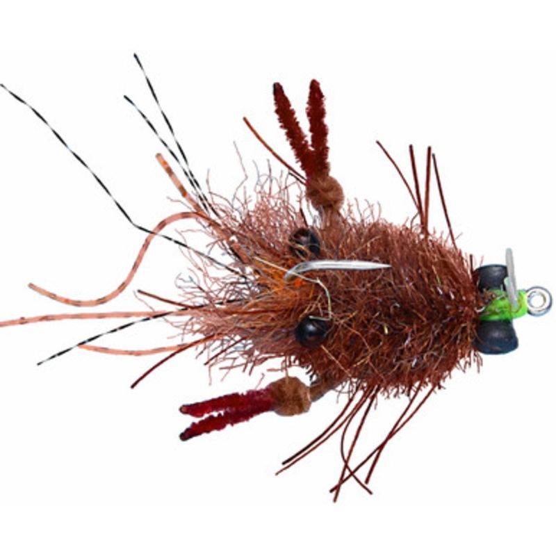Enrico Puglisi Tarantula Crab Saltwater Fly – #1 – Mottled Brown