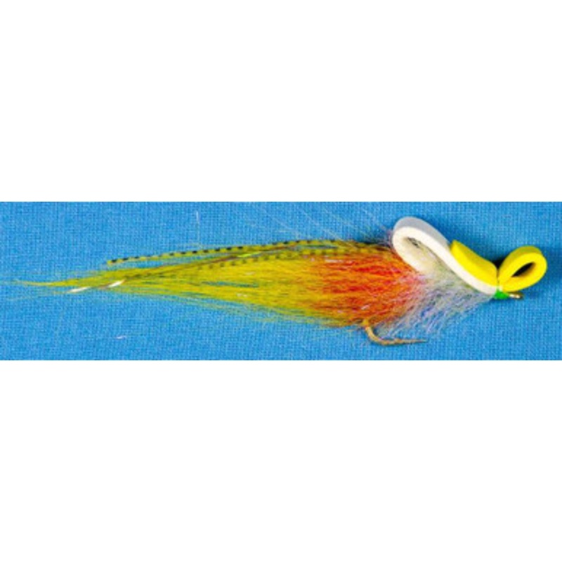 Enrico Puglisi Top Water Fly – White/Yellow