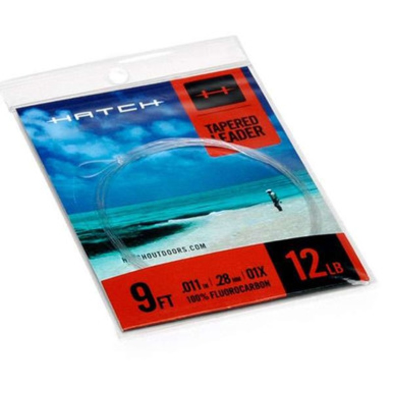 Hatch HTL-9-12LB Saltwater Fly Fishing Tapered Leaders