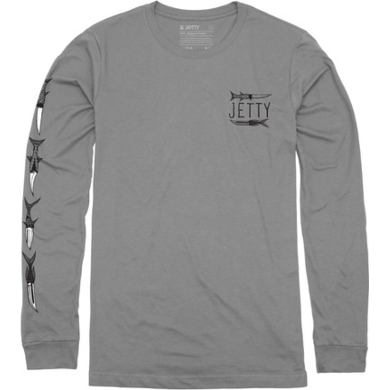 Jetty Guardian Long Sleeve Shirt – Grey – XL-Large