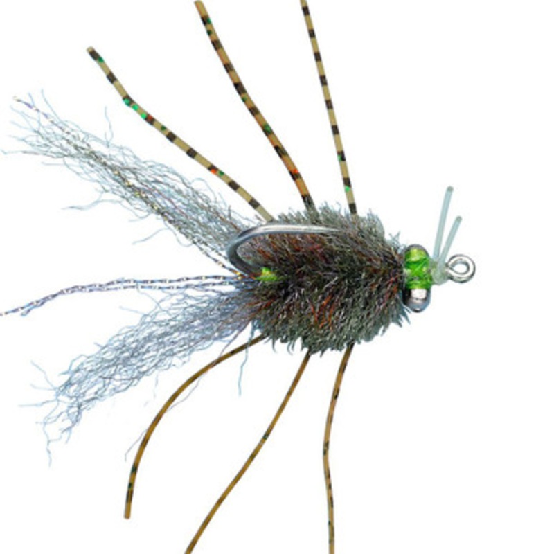 Enrico Puglisi Micro Crab SW Fly w/ Bead Chain Eye – #8wg Root Beer