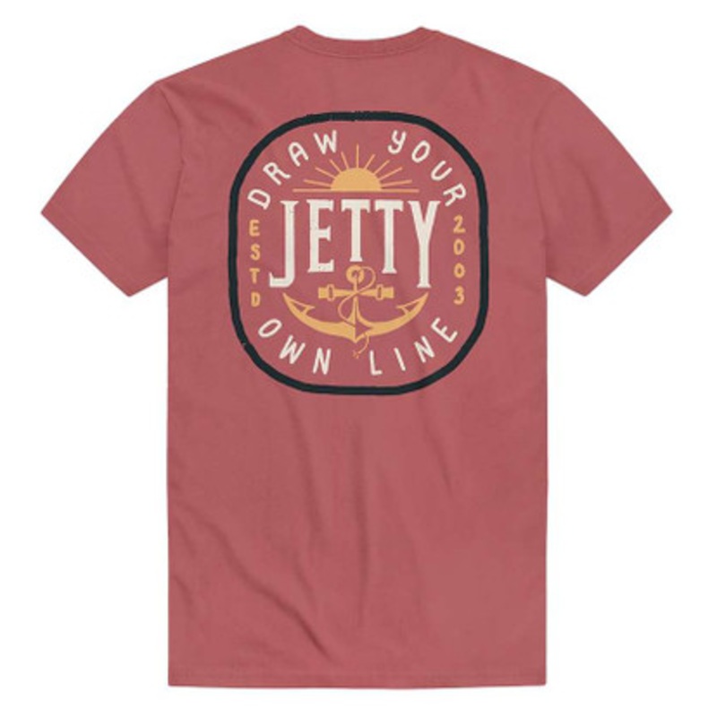 Jetty Admiralty T-Shirt – Salmon – X-Large