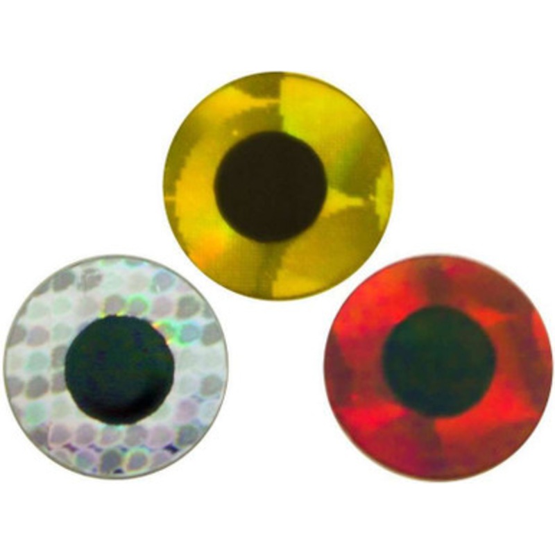 Spirit River Prismatic Tape Eyes Yellow – 3/16in
