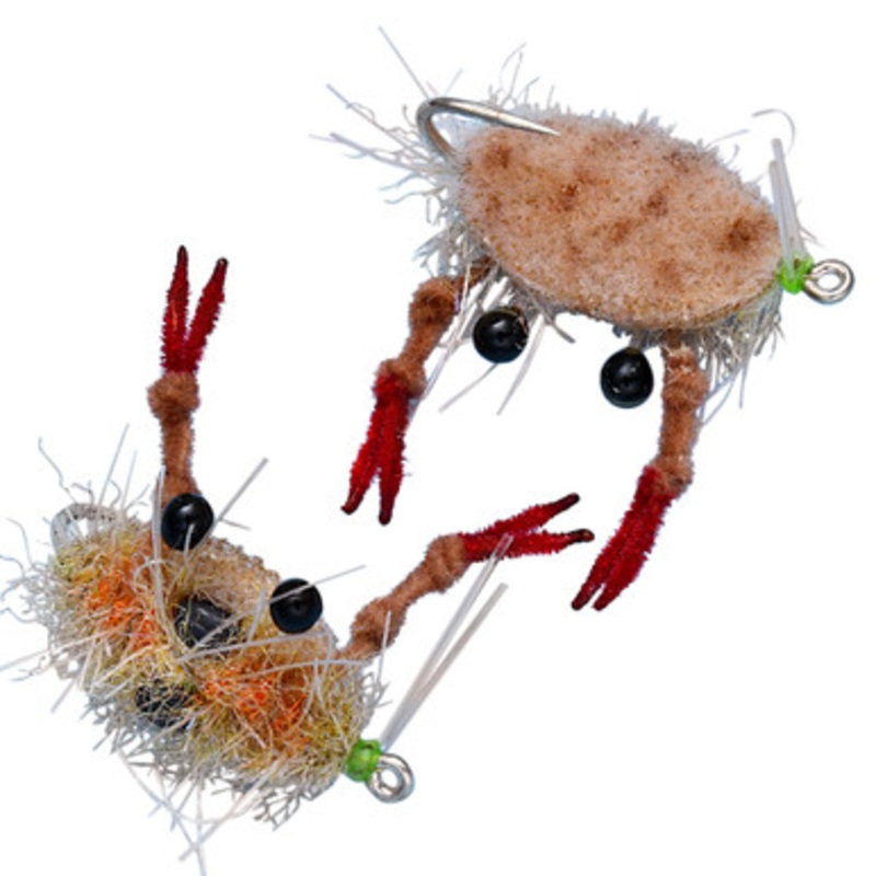Enrico Puglisi Fleeing Crab Saltwater Fly – #1wg – Tan