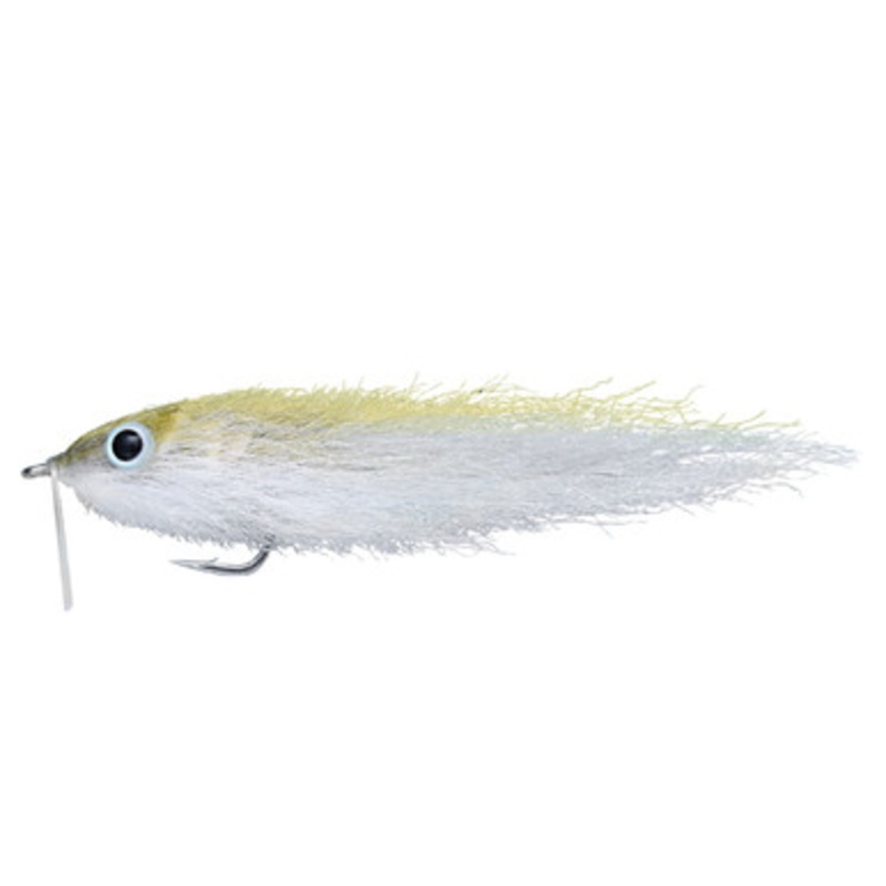Enrico Puglisi Floating Minnow Saltwater Fly – #2/0 – Grey/White