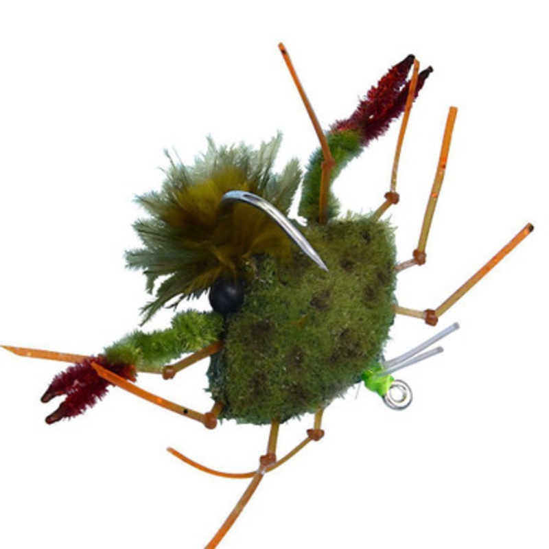 Enrico Puglisi Palometa Crab Saltwater Fly – #1wg – Olive