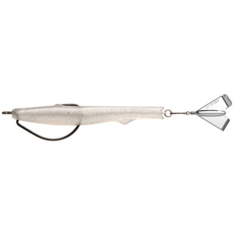 13 Fishing Motor Boat Swimbait – 5in – Whitey Tighties