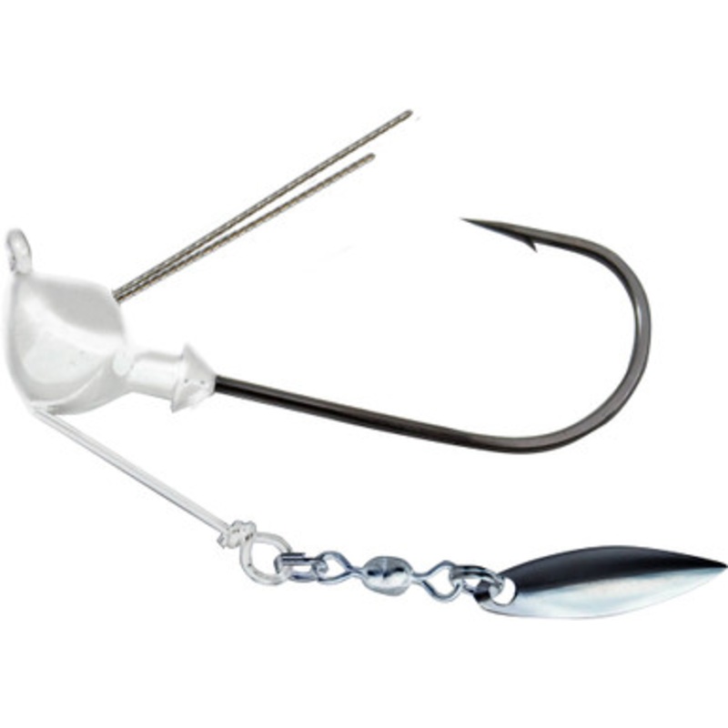 Fish Head E Series Hammer Spin II – 3/16oz – Pearl White