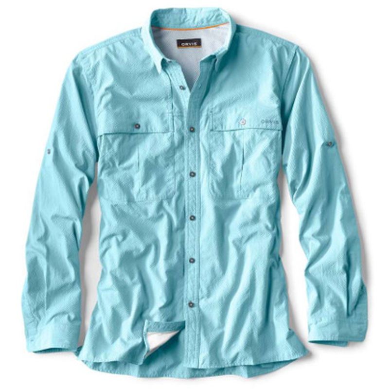 Orvis Open Air Casting Long Sleeve Shirt – Coastal Blue – Large