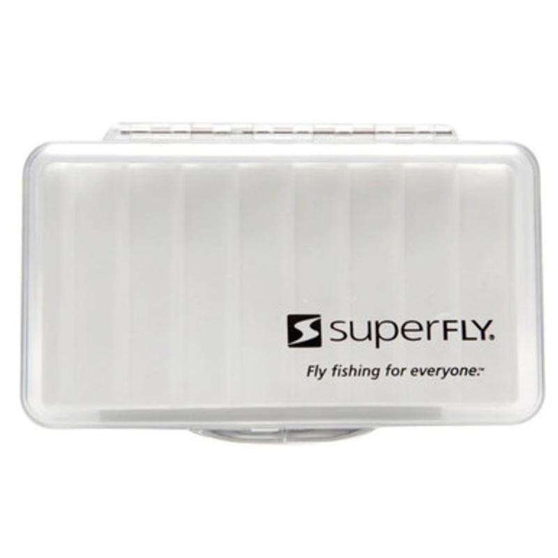 Superfly Clear Ripple Fly Box – Medium
