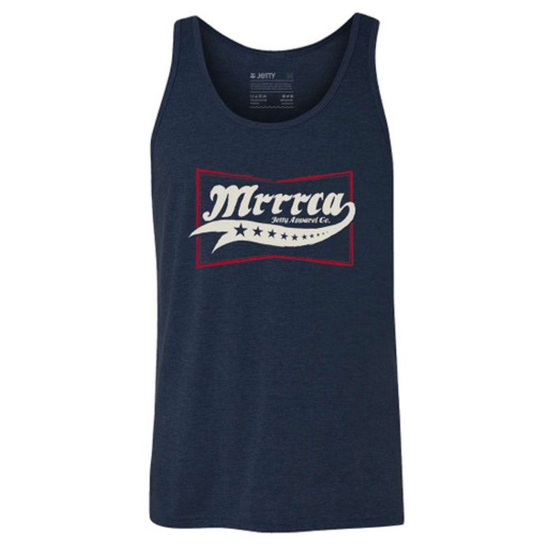 Jetty Mrrrca Tank Top – Navy – 2X-Large