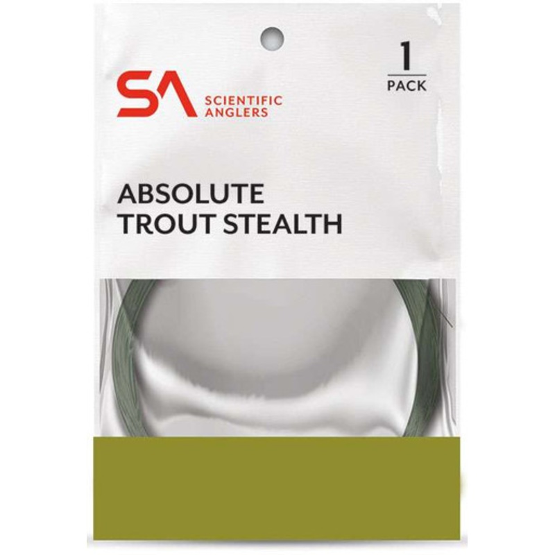Scientific Anglers Absolute Trout Stealth Leader – 7.5ft – 5X