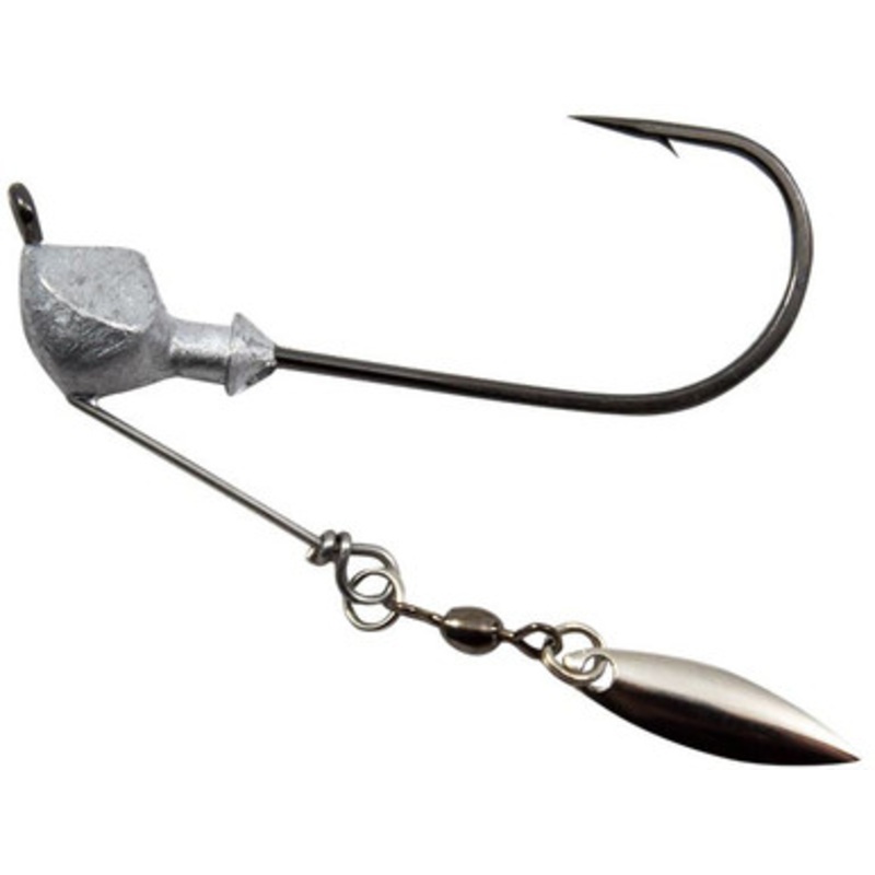Fish Head E Series Hammer Spin – 1/8oz – Raw Shad