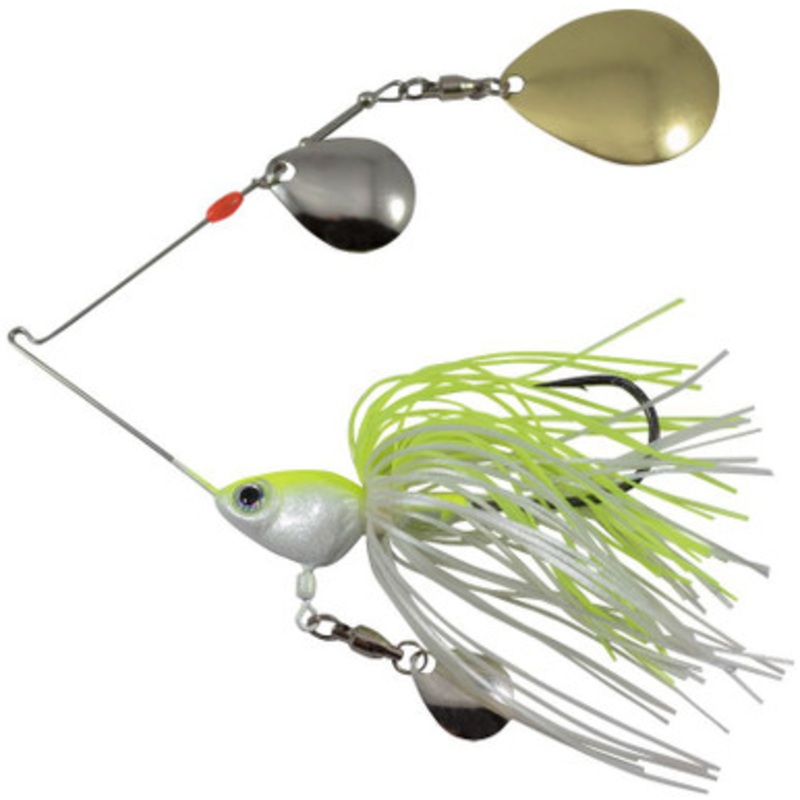 Fish Head Primal Spin – 1/2oz – Chartreuse/White (Colorado)