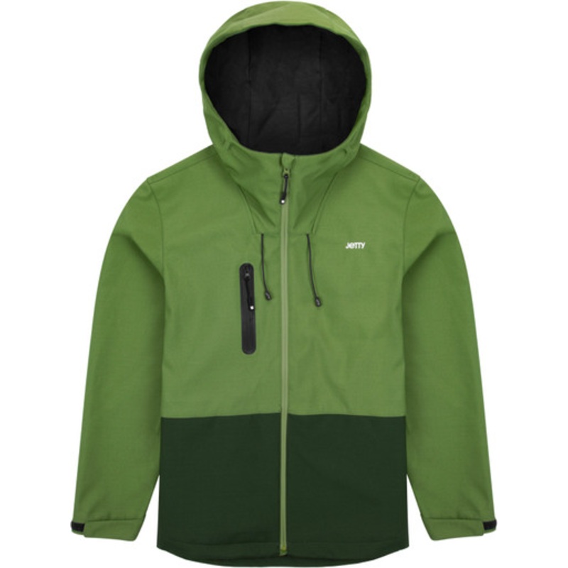 Jetty Oyster Shell Jacket – Olive – X-Large
