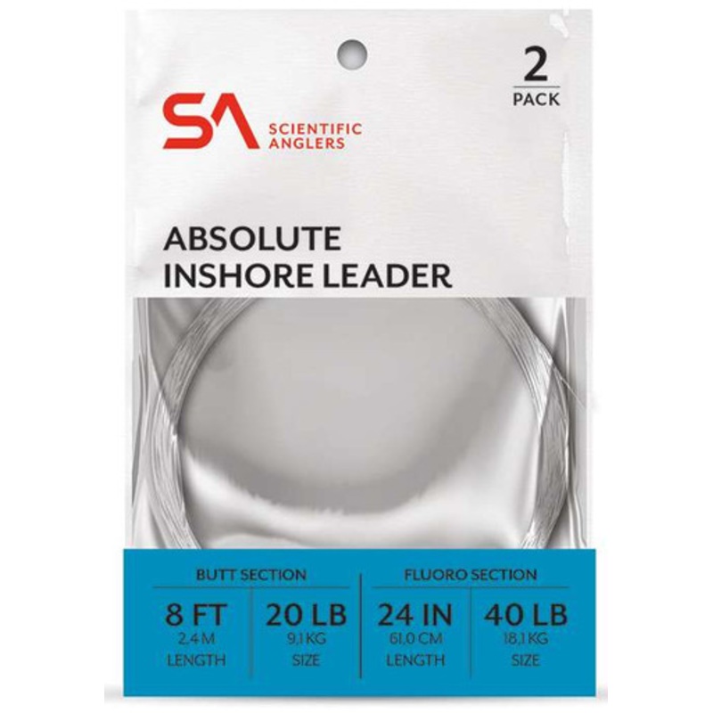 Scientific Anglers Absolute Inshore Leader – 2pk