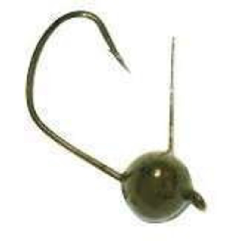 Buckeye FIGP116 Flick-It Jig Head – Green Pumpkin – 1/16 oz.
