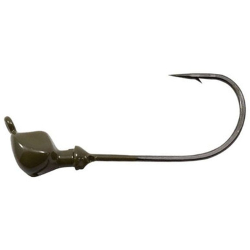 Fish Head E Series Hammer Jig II – 1/4oz – Green Pumpkin