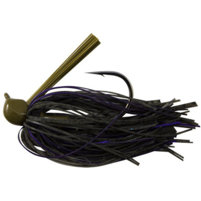 Fish Head M1 ProSeries Casting Jig – 3/8oz – Green/Purple