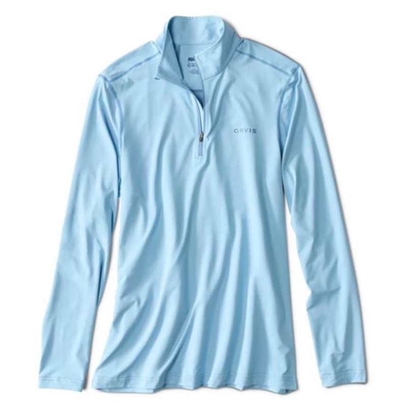 Orvis Sun Defense Quarter Zip Shirt – Skyline – Medium