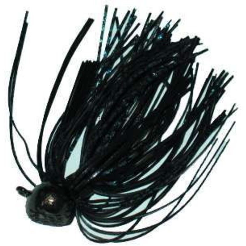 Buckeye FBJ34BB Football Jig – Black/Blue – 3/4 oz.