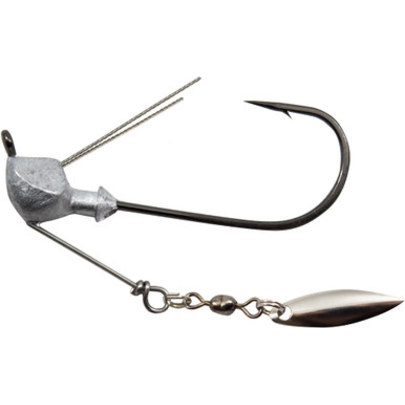 Fish Head E Series Hammer Spin II – 3/16oz – Raw Shad