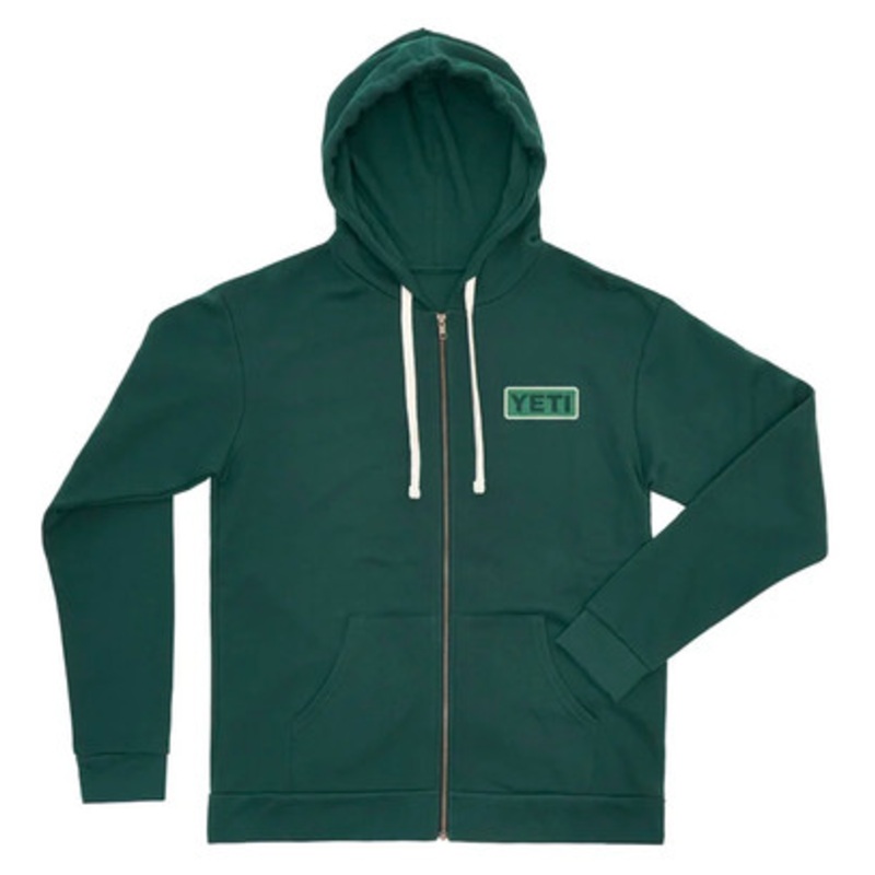 YETI Zip Logo Hoodie – Forest Green – Large