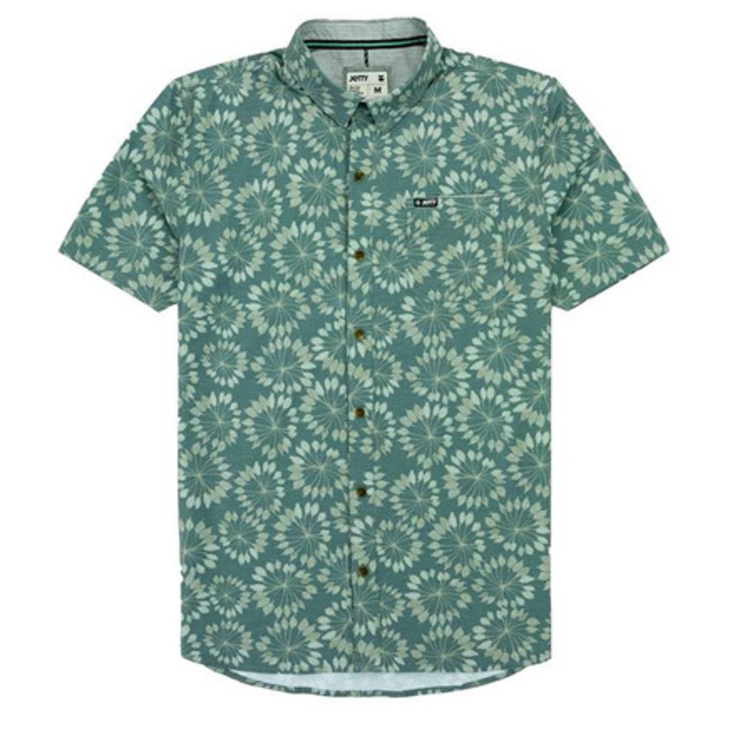 Jetty Garwood Woven Shirt – Sage – X-Large