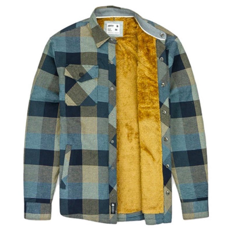 Jetty Sherpa Jackets – Indigo – X-Large