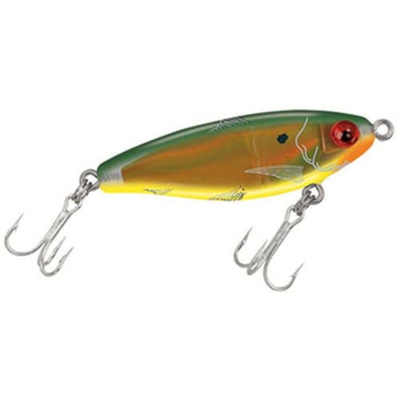 Mirrolure 17MR Mirrodine Suspending Twitchbait 50 Bayou Green/Yellow/Gold