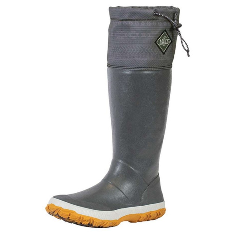 Muck Boots Forager Tall Boot – Dark Gray/Print – 10
