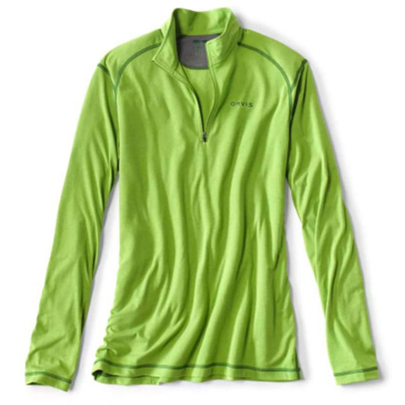 Orvis Dri-Release Quarter Zip Shirt – Cactus – Medium