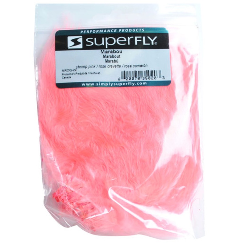 Superfly MRDQ-29 Strung Marabou – Shrimp Pink