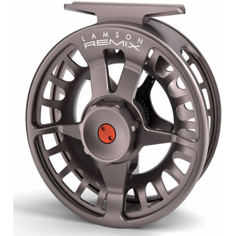 Waterworks Lamson Remix HD -9+ Fly Fishing Reel – Smoke
