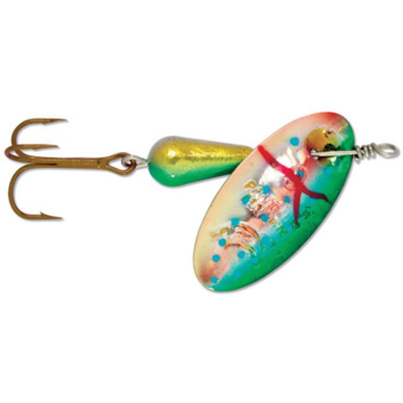 Panther Martin Inline Spinner – #1 – Holographic Spotted Blue