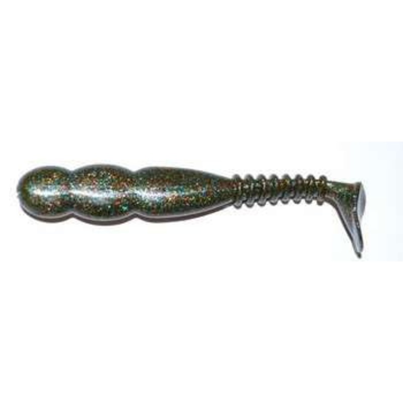 Reins Fat Rockvibe Shad Lure 5in Green Pumpkin Allstars