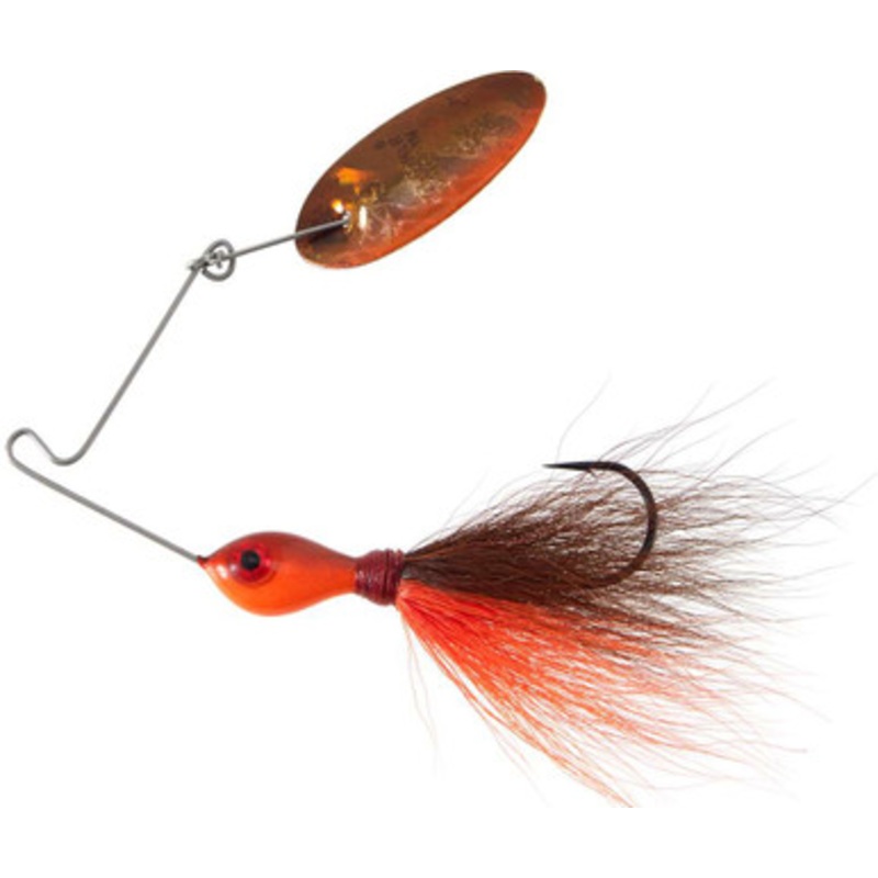 Panther Martin Bearded Banshee Spinnerbait – Brown Orange Holographic