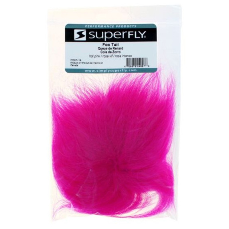 Superfly Fox Tail Medallion – Hot Pink