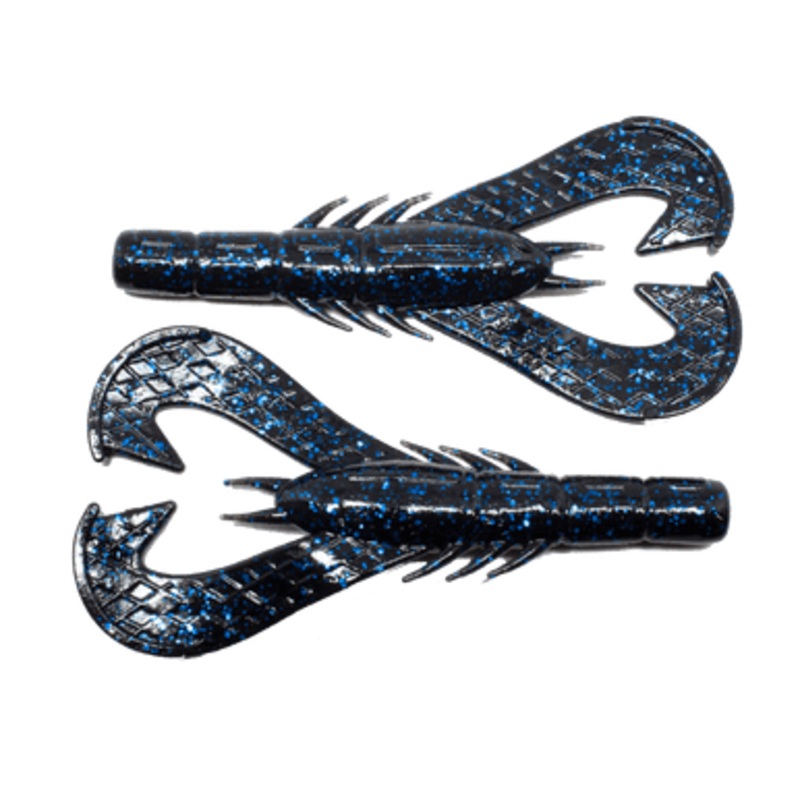 Googan Baits Krackin’ Craw – Black Blue Flake