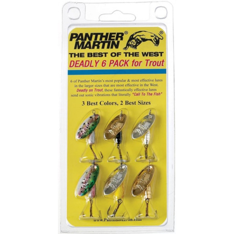 Panther Martin Best of the West 6-Pack Spinner Kit