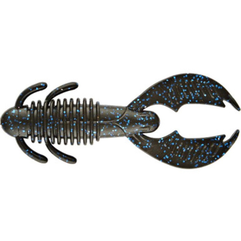 Reins Ax Craw Lure 3.5in – Black Blue Flake
