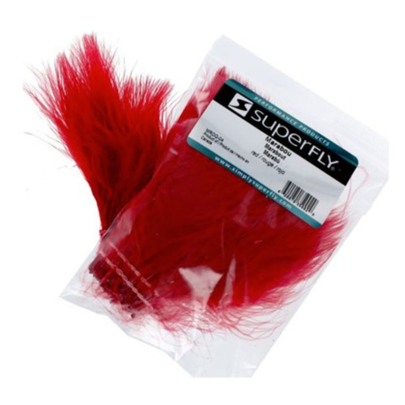 Superfly MRDQ-04 Strung Marabou – Red